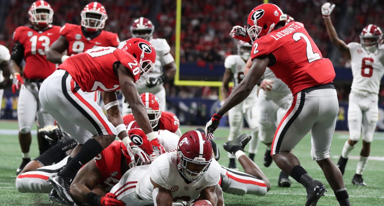 MFB 12-01-18 MFB SEC Championship vs Georgia
Alabama running back Josh Jacobs (8)
Photo by Kent Gidley